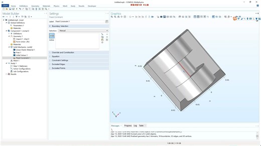 comsol 选择内部面和线