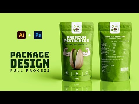 Packaging Design Full Process | Step By Step | Illustrator And Photoshop Tutorial