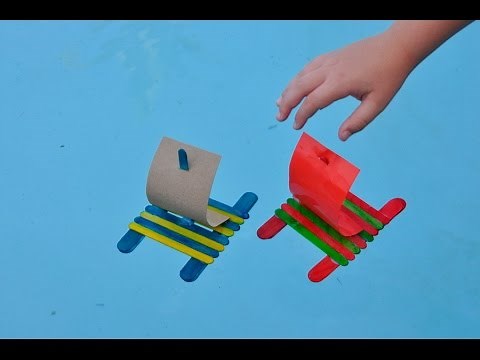 How to Make a Paddle Pop Stick Raft