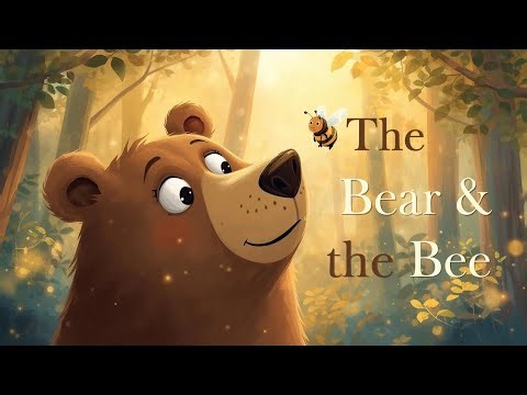 The Bear and the Bee 🐻🐝 | Bedtime Story for Kids | Fable About Friendship