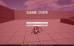 Unreal Engine 5 制作一个简单的游戏结束菜单