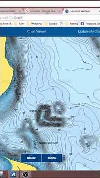 How to read contour lines on a lake map🤔🗺 #shorts #fishing