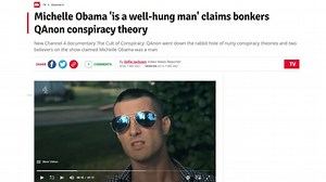 Fake News hit piece fail - "Dustin Nemos says that Michelle Obama is better hung than I am"