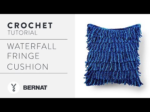 How to Crochet a Pillow with Fringe