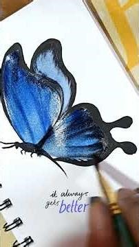 Easy butterfly painting tutorial ✨🙌