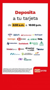 Tu dinero, donde lo necesitas 💳 Con OXXO es más fácil y rápido depositar a tus tarjetas. ¡Hay miles de tiendas cerca de ti! | OXXO