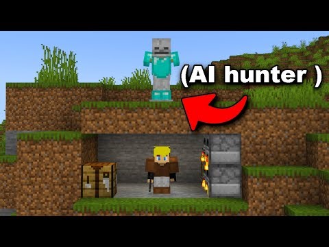 Minecraft Speedrunner vs AI Hunter...