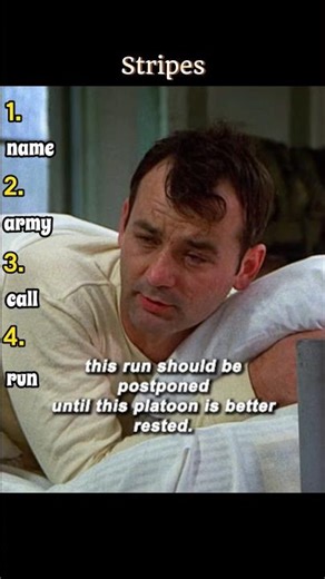🎬 Title: Stripes (1981) | “The name’s Francis, but everybody calls me Psycho.