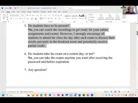 2026 Spring Math 50 Course Conduct