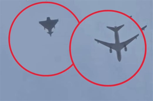 Watch: Resident Captures Incredible Footage of UAE Passenger Flight Escorted by Fighter Jets Amid Ongoing Iran Attacks