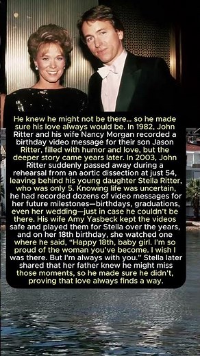 John Ritter’s Final Gift to Stella Ritter – The Emotional Story That Touched Millions