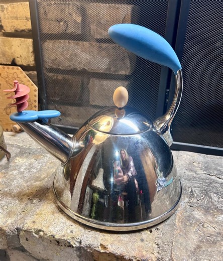Alessi Michael Graves Spinning Whistle Kettle Teapot - Etsy