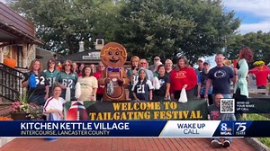 Kitchen Kettle Village share a Wake Up Call for WGAL News 8 Today