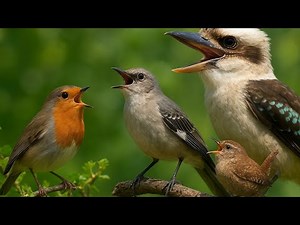 Real Bird Sounds 4K | Morning Forest Birds Singing for Sleep, Study & Stress Relief – No Music