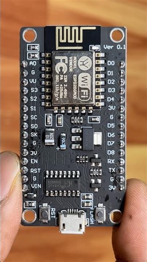 NodeMCU ESP8266🔥 WiFi Board Explained in 30 Seconds #shorts #nodemcu #esp8266 #electronic #arduino