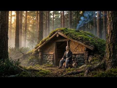 Miniature Builder Massive Hidden Shelter ASMR | Deep in the Woods | Tiny Build Story