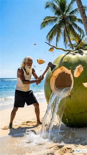 Coconut Turned Into a Mini House | DIY Coconut House #CoconutHouse #DIYProject #CreativeDIY