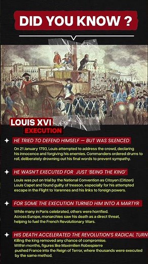 Louis XVI's Final Moment Explained #shorts #history