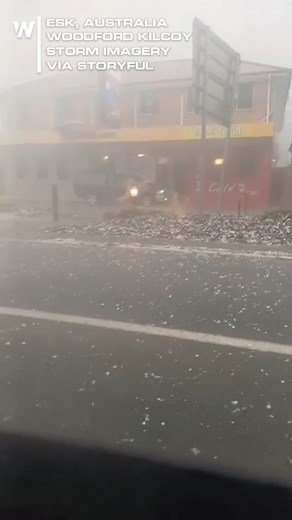 As the US enters its secondary severe season, Australia enters its primary one! A thunderstorm brought large, golfball-sized hail to the western part of the country. Cars and homes were damaged. | WeatherNation