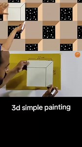 2.5M views · 24K reactions | 3D simple painting #pageviralシ゚ #3d #paint #imagination #wallpainting #WallDecor #100k | Al-Sheikh Company | Facebook