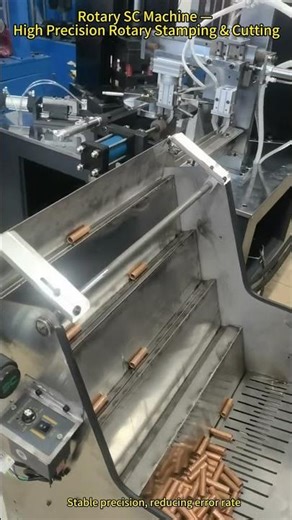 utomatic Double-Head Chamfering Machine Full Demo #copper#machine #factory