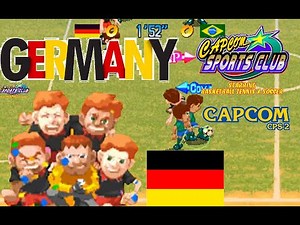 Capcom Sports Club: Kick Stars Hardest-Team Germany No Lose ALL