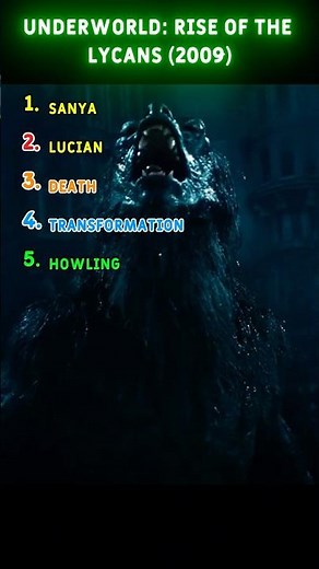 Underworld: Rise of the Lycans (2009) — Lucian Transforms and Avenges Sonja 🔥🐺