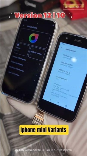 Iphone Mini 3inch Vs Iphone Mini 4inch #miniphone #mrgadgethub