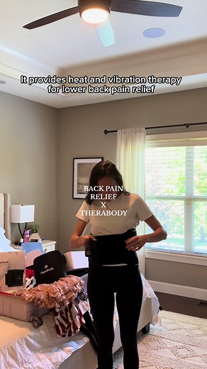 Traveling internationally and being seated for long periods of times is no joke! My lower back has been a little stiff lately from the trip and from holding my 1 year old, so I decided to use the RecoveryTherm Back by @Therabody since I got back from Spain, it provides heat and vibration therapy for lower back pain relief. I love that the carbon fiber mesh evenly distributes precise heat around my body and that the battery lasts for 3 full hours. The best part? It is wearable, so you can use it