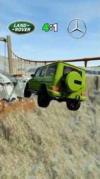 Land Rover Defender 🆚 Mercedes Benz G Class #shorts #beamngdrive #satisfying