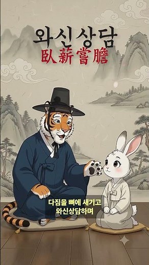 [한자풀이] 와신상담, 무슨 뜻인지 아세요? | 굴욕과 시련을 이겨내고 끝내 전성기를 되찾는 사람들의 독한 무기 #사자성어 #1급한자 #고사성어