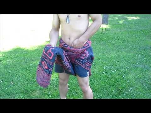 Boluthoan - How to tie a Sarong/Malong for men Part 1