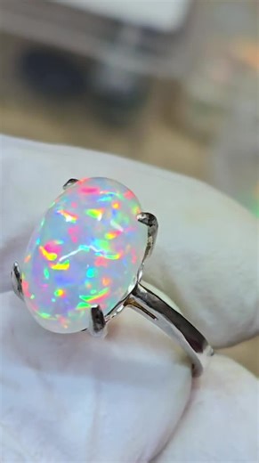 Gift for Her, Crystal Opal Ring, Very Bright Opal, Gold , Fire Opal, Engagement Ring, Engagement Ring, Opal, Opal Jewelry, Opal Ring - Etsy