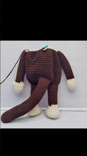 This Crochet Monkey Lovey Works Up Fast!