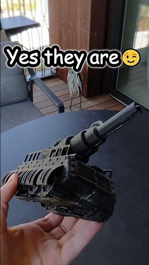 3D MODELS IN REALLIFE! #shorts #shortvideo #worldoftanks #printing #modeling‪@Gerand‬ ‪@HomeAnimations‬