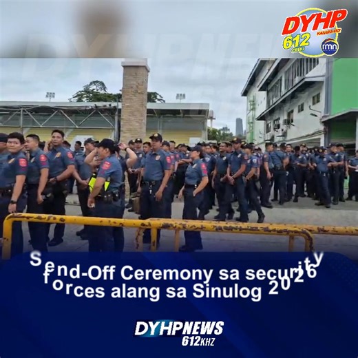 𝐉𝐔𝐒𝐓 𝐈𝐍 | Send-Off Ceremony sa tanang mga Security Forces alang sa ika 461st Fiesta Señor 2026 dinhi sa Abellana Sports Center karung adlawa, Enero 5, 2026. Gilangkuban sa mga nagkalain-laing security forces ang maong send-off ceremony sama sa Police, Armed Forces of the Philippines, Philippine Airforce, Navy, Coast Guard, Bureau of Fire Protection, ug uban nga mga force multipliers. via | Idol Tweeti, iFM 93.9 Cebu #SendOffCeremony #Sinulog2026 #FiestaSenyor2026 #dyhpnews #DYHPRMNCEBU #ta
