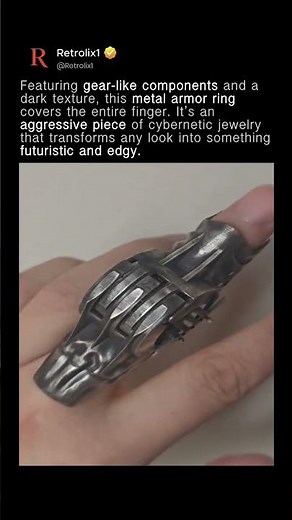 Mecha Claw Steampunk Ring