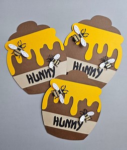 Hunny Pot Baby Shower Gift Card Holder, Honey Pot Baby Gift Card Holder, Welcome Baby Gift Card Holder, Bees Gift Card Holder. - Etsy
