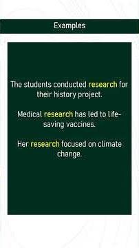 research # Expand Your English Vocabulary