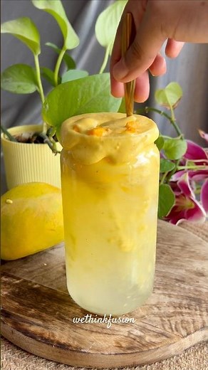 VIRAL Mango Coconut Float | Mango recipes | Coconut water recipes | Low calorie summer drinks