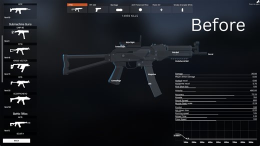 我们对加载屏幕进行了一些改进，提供简单和高级的视图，让您快速浏览武器统计信息或深入了解