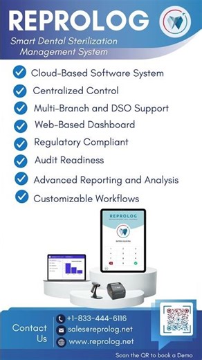 Reprolog: Smart Dental Sterilization Management Made Easy