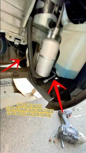 How to remove AC compressor on a Renault Megane Scenic 2 mk2 1.5 dCi 106 A/C pump compresseur clim