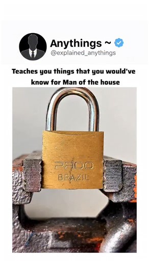 Anythings ~ on Instagram: "This video is part of a common trend of "viral lock-picking hacks" that are often staged or highly misleading. While the video claims to show a simple magnet unlocking a standard brass padlock, there are several reasons to be skeptical of its authenticity. Why this is likely fake Non-Magnetic Materials: Most quality padlocks, like the brass PADO brand shown, are made of non-ferrous materials (brass) and use internal pins made of brass or stainless steel. These componen