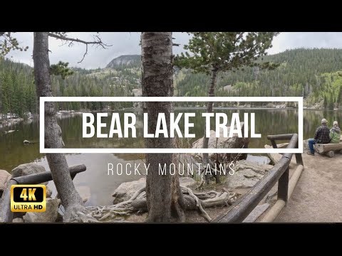 POV Hike Bear Lake Trail | Rocky Mountain National Park Scenic Walk with Music