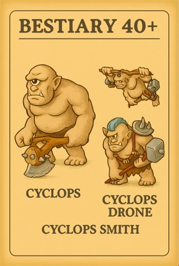 18K views · 531 reactions | Bestiary de Cyclops en tibia #oldtibia #tibia #tibiaquest #quest #task #criaturastibia #bestiary | Tibia Boutique | Facebook