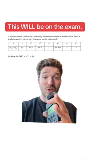 Rubix Learning on Instagram: "Year 12 this probability distribution question will be on your exam #study #stem #math #studytok #studytips"