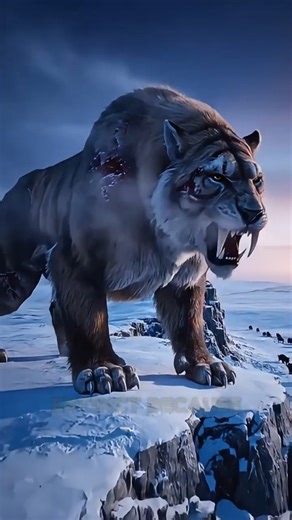 Why Sabertooth Cats Really Went Extinct #usa #prehistoriccreatures #shorts #smilodon #sabertooth