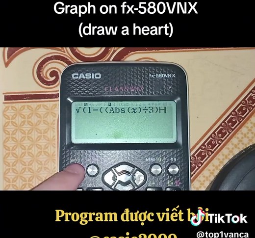 Cách Vẽ Đồ Thị Hình Trái Tim Trên Máy Tính Casio