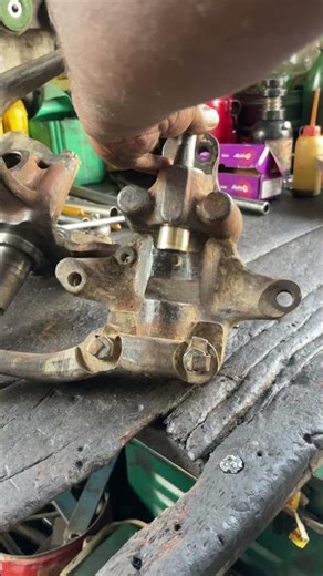 Tata motors front Excel spindle Bush remove automobile repair workshop